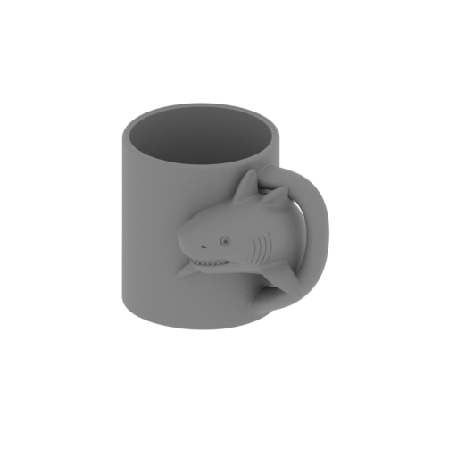 Shark Mug.stl