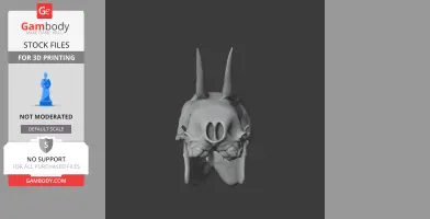 Common Duiker Skull - Skull Replica STL