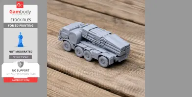 BM-27 Uragan - Tank Model STL