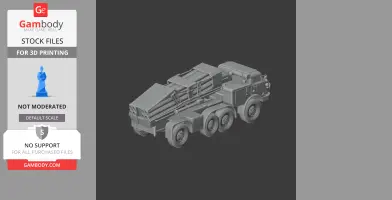 BM-27 Uragan - Tank Model STL