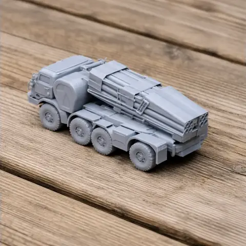 BM-27 Uragan - Tank Model STL