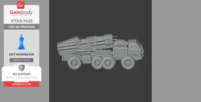 BM-27 Uragan - Tank Model STL