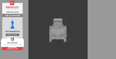 BM-27 Uragan - Tank Model STL
