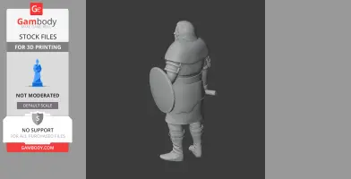 Halfdan Ragnarsson Viking - Historical Warrior STL
