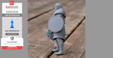 Halfdan Ragnarsson Viking - Historical Warrior STL