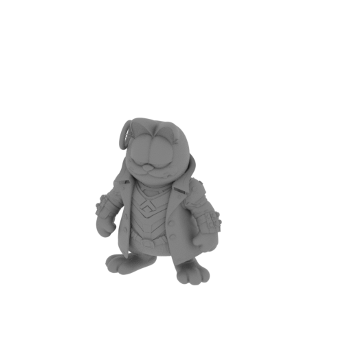 Garfield Gambit Ring Figure.stl