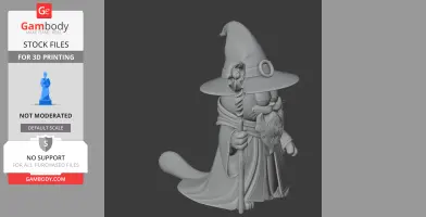 Garfield Gandalf Ring Figure - Mashup Figure STL