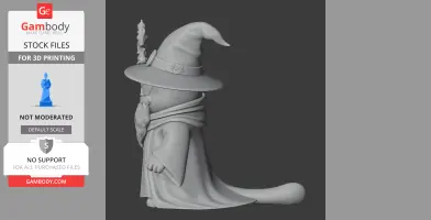 Garfield Gandalf Ring Figure - Mashup Figure STL