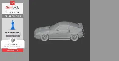 Alfa Romeo SZ - Scale Vehicle STL