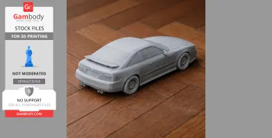 Alfa Romeo SZ - Scale Vehicle STL