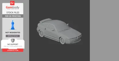 Alfa Romeo SZ - Scale Vehicle STL