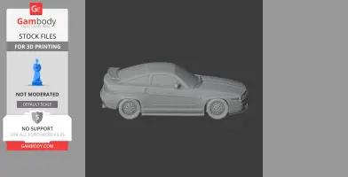 Alfa Romeo SZ - Scale Vehicle STL