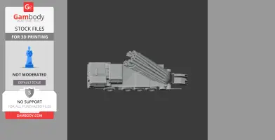 BM-30 Smerch - Tank Model STL