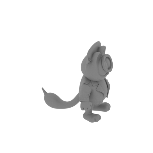 Garfield Ghost Rider Ring Figure.stl