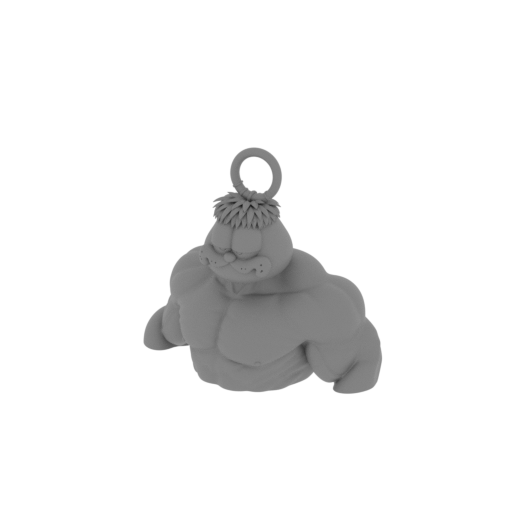 Garfield Hulk Ring Figure.stl