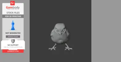 Oilbird Bird - Prehistoric Animal STL