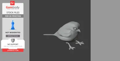 Oilbird Bird - Prehistoric Animal STL