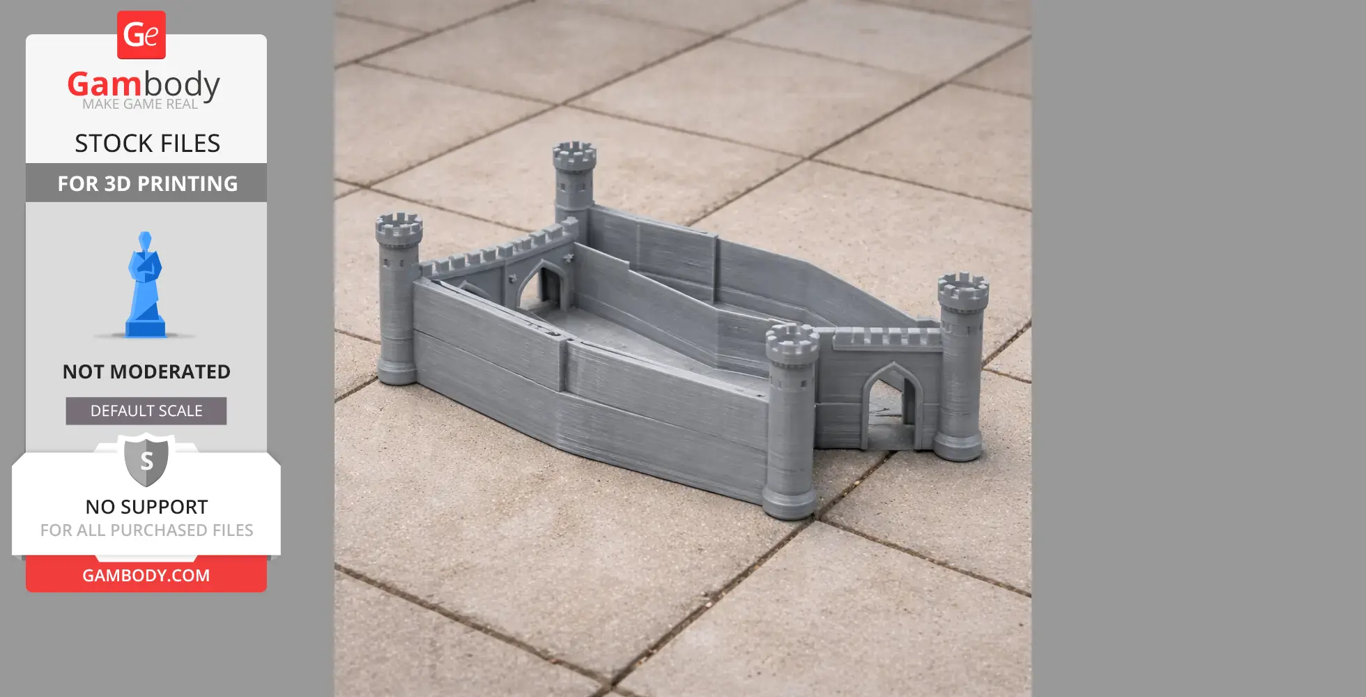 Auckland Castle - Architecture STL