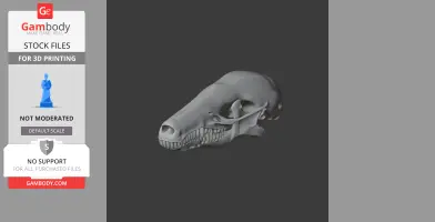 Common Mole Skull - Skull Replica STL