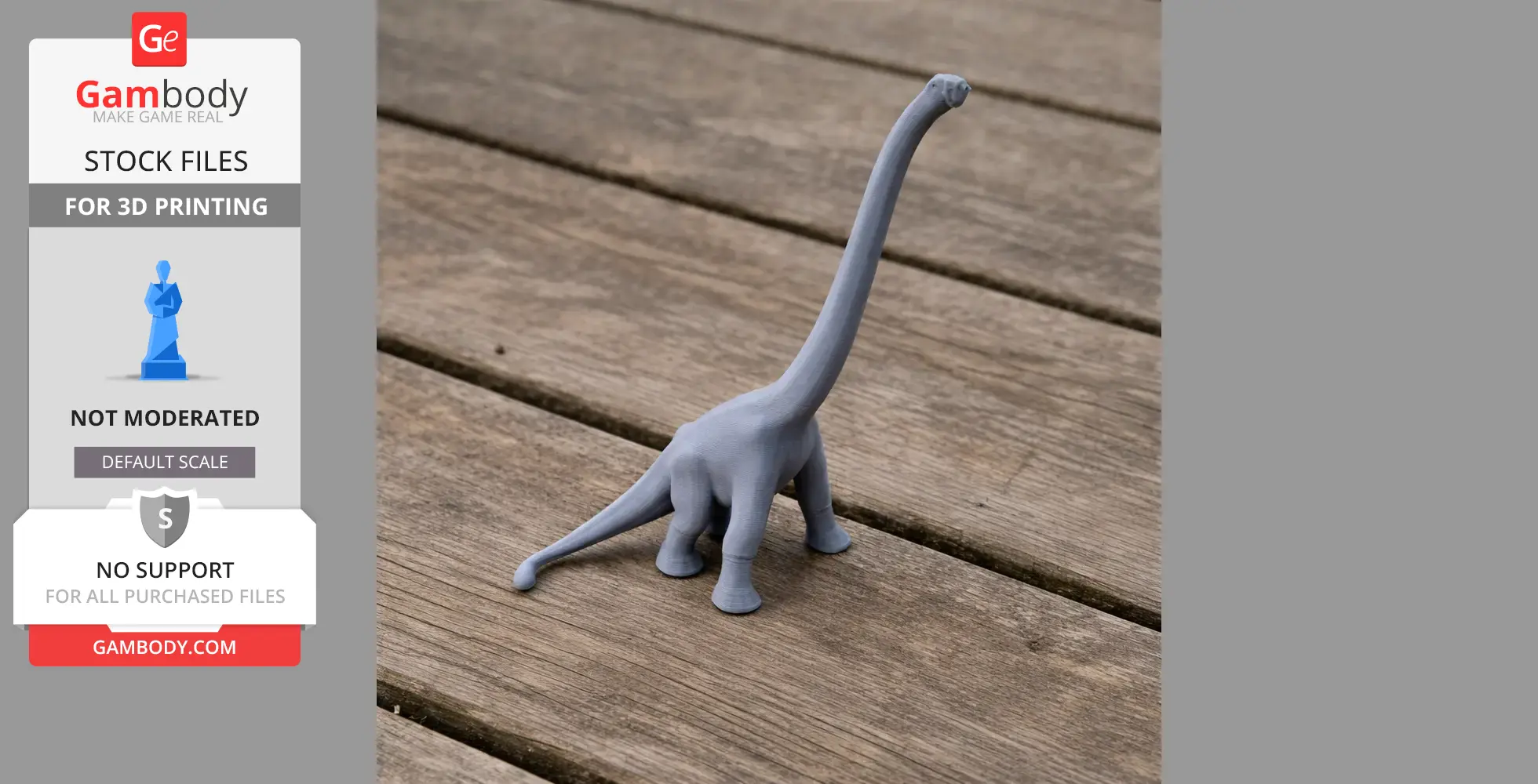 Omeisaurus - Prehistoric Animal STL