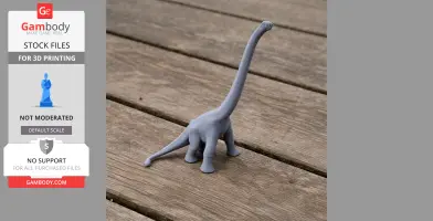 Omeisaurus - Prehistoric Animal STL