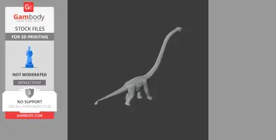 Omeisaurus - Prehistoric Animal STL