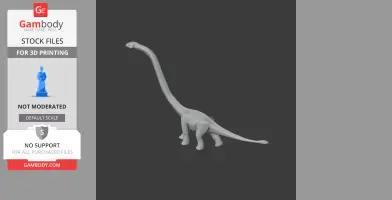 Omeisaurus - Prehistoric Animal STL