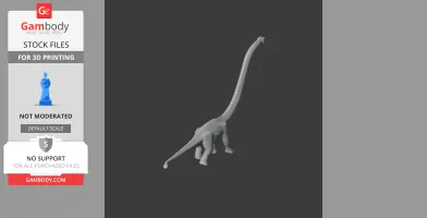 Omeisaurus - Prehistoric Animal STL