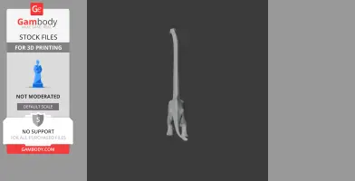 Omeisaurus - Prehistoric Animal STL