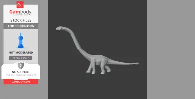 Omeisaurus - Prehistoric Animal STL