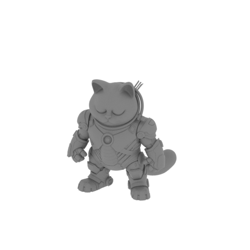 Garfield Iron Man Ring Figure.stl