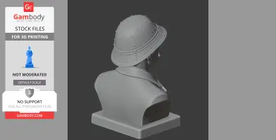 Henry Morton Stanley Bust - Historical Warrior STL