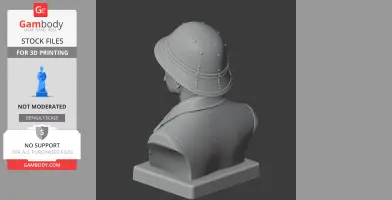 Henry Morton Stanley Bust - Historical Warrior STL