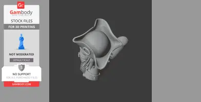 Garfield Jack Sparrow Ring Figure - Mashup Figure STL