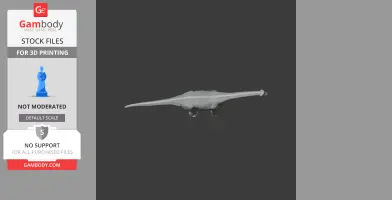 Opisthocoelicaudia - Prehistoric Animal STL