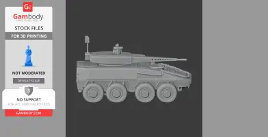 Boxer (armoured fighting vehicle) - Tank Model STL