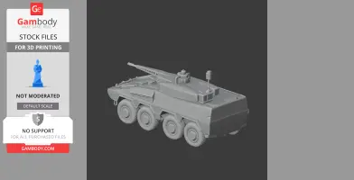 Boxer (armoured fighting vehicle) - Tank Model STL