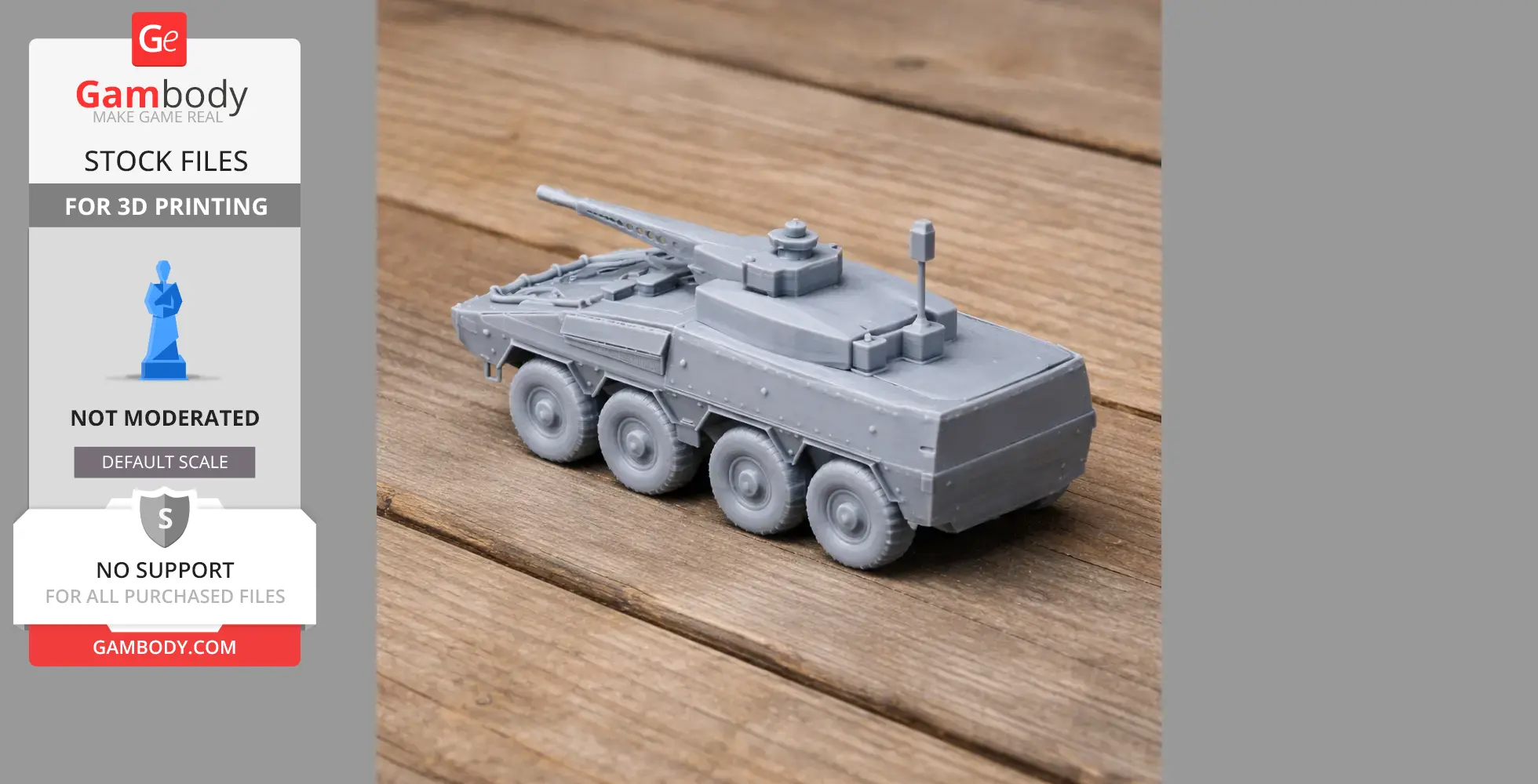 Boxer (armoured fighting vehicle) - Tank Model STL