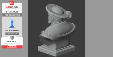 Henry VIII Bust - Historical Warrior STL