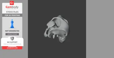 Common Wallaroo Skull - Skull Replica STL
