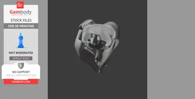 Common Wallaroo Skull - Skull Replica STL