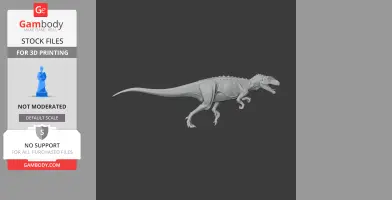 Orkoraptor - Prehistoric Animal STL