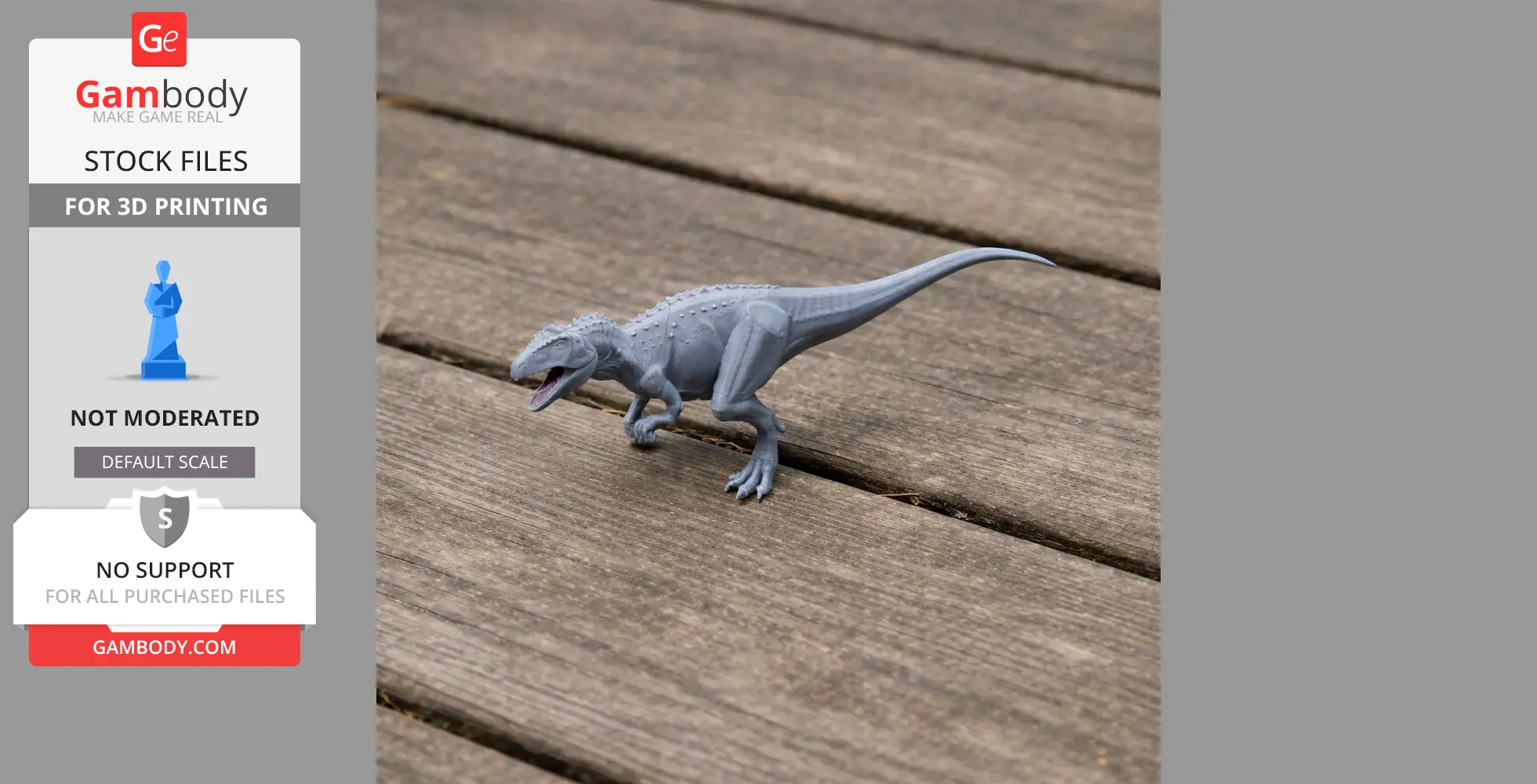 Orkoraptor - Prehistoric Animal STL