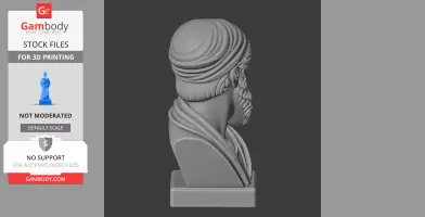Heraclitus Bust - Historical Warrior STL