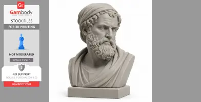 Heraclitus Bust - Historical Warrior STL