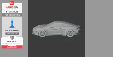 Alpine A110 - Scale Vehicle STL
