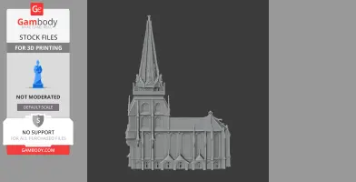Autun Cathedral - Architecture STL