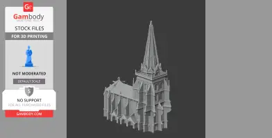Autun Cathedral - Architecture STL