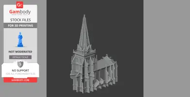 Autun Cathedral - Architecture STL