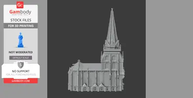 Autun Cathedral - Architecture STL